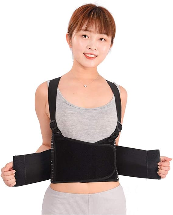 Adjustable Chest Sternum Strap Chest Support Brace for Men Women, Breathable Protector Support Belt Shoulder Posture Corrector for Rib Injury, Fractured Rib kxtmm