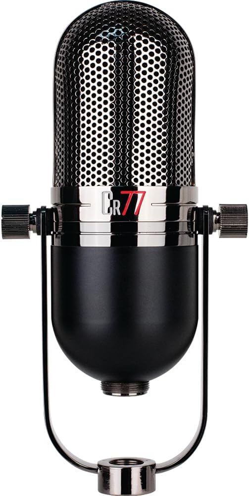 MXL CR77 Vintage Style Dynamic Stage Live Vocal Mircophone with Integrated Shockmount