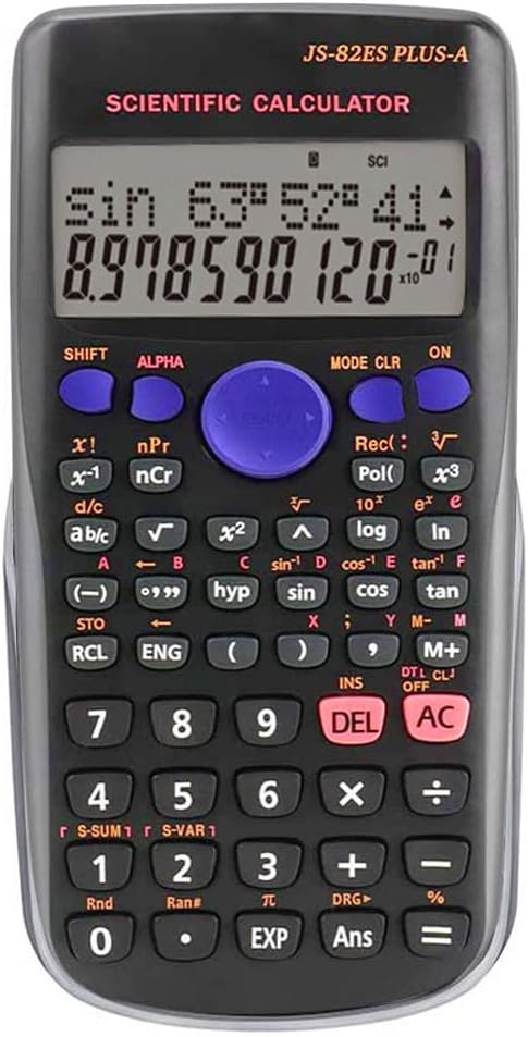 Scientific Calculator, Electronic Calculator 240 Functions 2-Line 102 Digits Engineering Scientific Calculator for Secondary School - Suitable for School Students, Teachers and Business Use