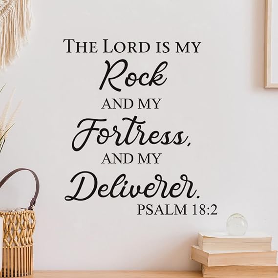Wall Decals Inspirational Religious Wall Stickers Peel and Stick Bible Verse Wall Decor for Bedroom Living Room Office Bathroom