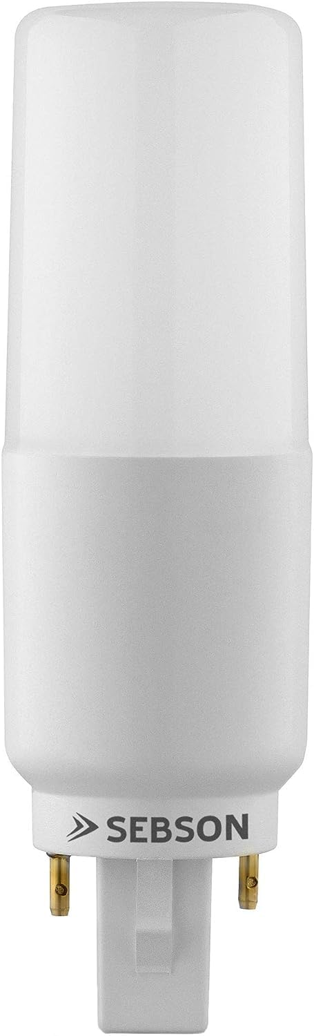 SEBSON LED Light Bulb G24 Neutral White 7 W Replaces 50 W Incandescent Bulb 660 Lumens G24d Universal Base (G24d-1 G24d-2 G24d-3) LED Light Bulb 220° [Energy Class F]