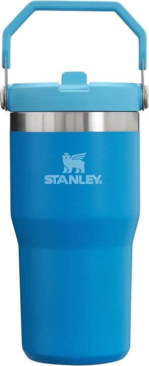 STANLEY Classic IceFlow Stainless Steel Tumbler with Straw, Vacuum Insulated Water Bottle for Home, Office or Car, Reusable Cup with Straw Leakproof
