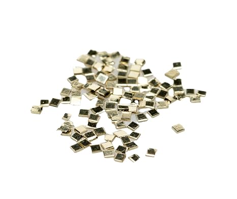 14K Yellow Gold Chips Solder Hard 1x1mm ~102pcs Made in USA by Craft Wire