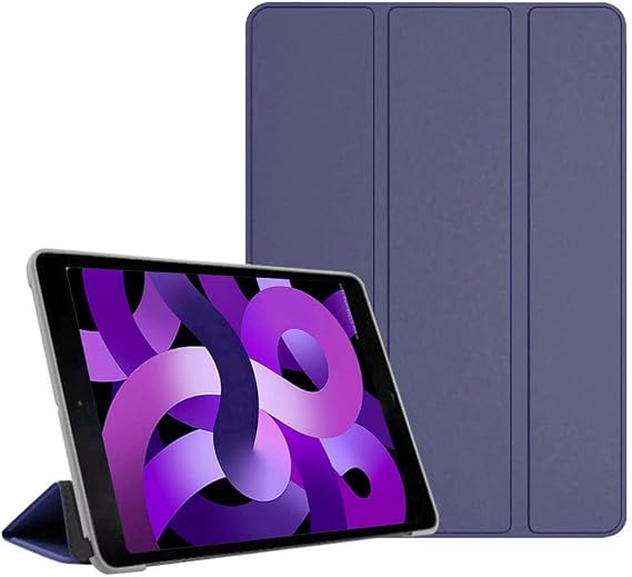 Case for iPad Air 5th Generation 2022 / iPad Air 4th Generation 2020, 10.9 Inch Slim Stand Soft Back Shell Smart Cover Compatible iPad Air Case