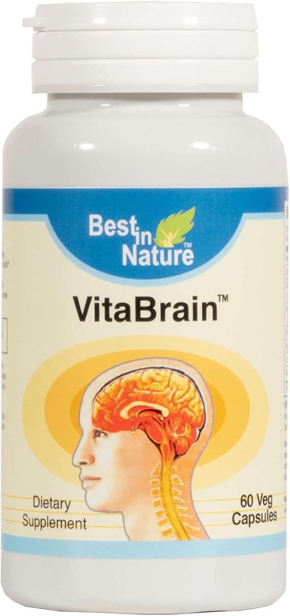 VitaBrain Brain Support Supplement - 60 Capsules