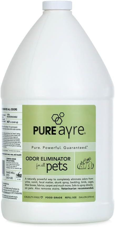 Pet Odor Eliminator Refill for Cat Urine & Skunk Odors, 1 Gallon