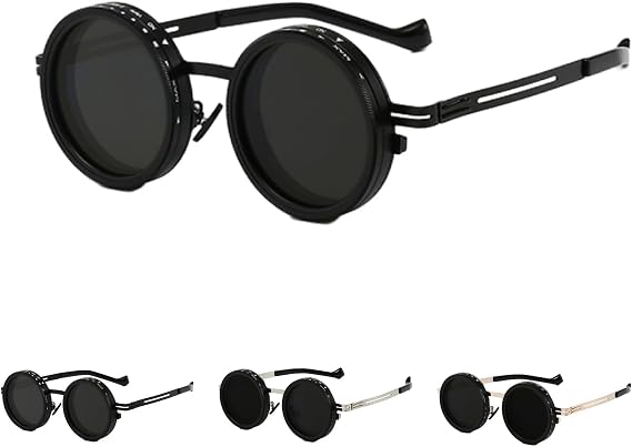 Retro 400vlens, 400v Lens Sunglasses, Adjustable Tint Sunglasses Suitable for Outdoor Lighting Conditions