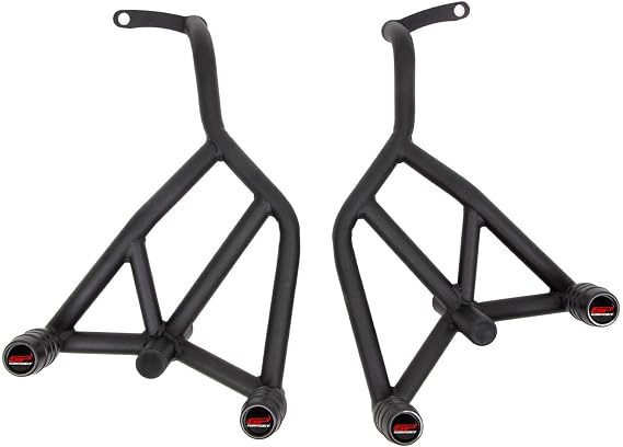 GP Kompozit Engine Protection Crash Bar Protection Black Compatible with Yamaha MT-07 2014-2024