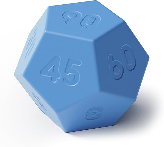 mooas Dodecagon Time Ball Rechargeable Mini Timer (Blue)
