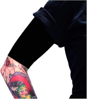 Tat2X Ink Armor Premium Half Arm Tattoo Cover Up Sleeve - No Slip Gripper - U.S. Made