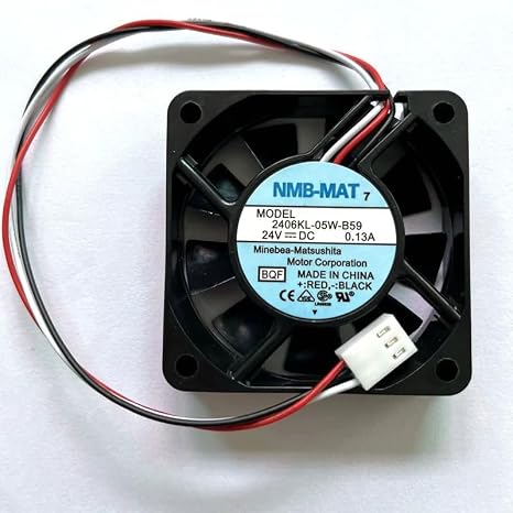 for 2406KL-05W-B59 24V 0.13A 6CM 3-Wire Cooling Fan