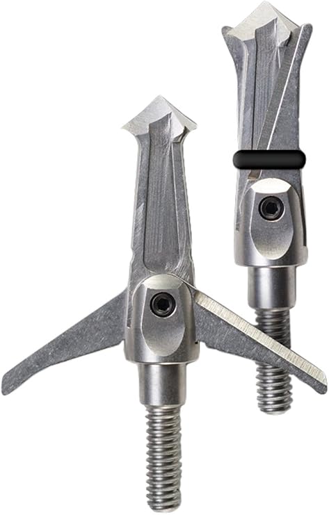 Swhacker Deep Six 2 Blade Steel 100 Gr. 1.5 in. 3 PK. Silver