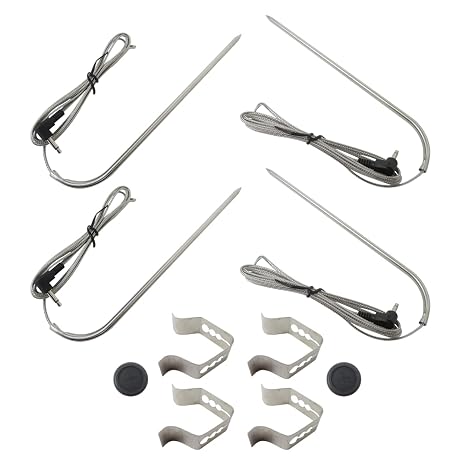 Meat Probe Replacement for Masterbuilt Gravity Series 560/800/1050XL Digital Charcoal Grill + Smokers MB20040220/MB20040122, Replace 9004190170