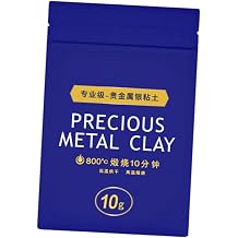 Oshhni Silver Clay Metal Clay Jewelry Hand Making Material Modeling for Crafts Sculpting, 10g