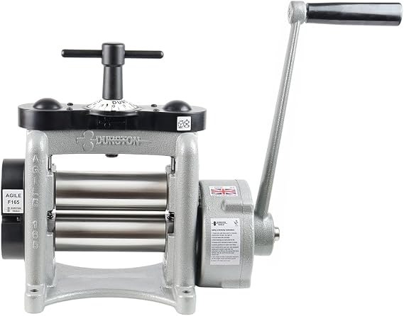 Durston Tools Durston Tools 1040 Agile F165 165mm Flat Rolling Mill with Reduction Gear, Grey