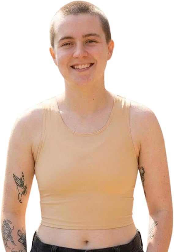 Wonababi Chest Binder for Transgender - Fullback Ultra Flat Compression Bra