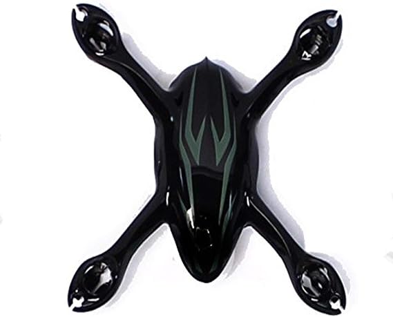 HUBSAN H107C-A41BG Crash Pack for H107C, Black/Green