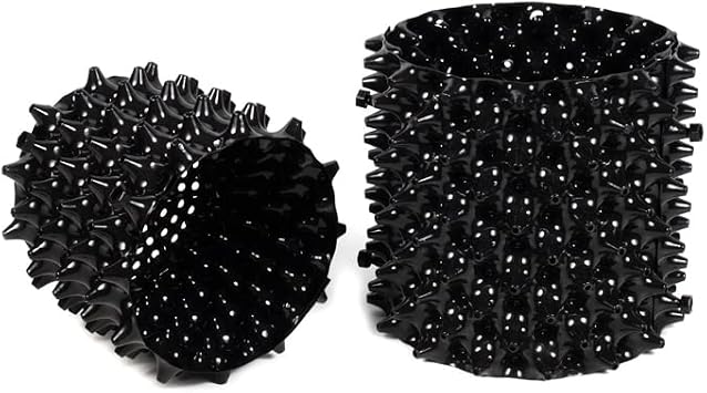 RooTrimmer 3 Gallon Air Pruning Container New Plastic Nursery Pot Fruit Vegetable Garden self-Planting pots, Size 10"x10", Black