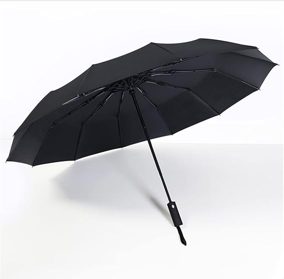 Windproof Travel Umbrella - Compact, Light, 12 Ribs Automatic, Strong And Portable - Wind Resistant, Small Folding Backpack Umbrellas for Rain-Sun Protection UPF50+