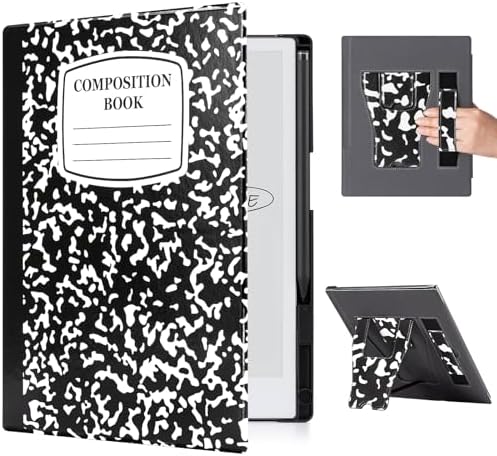 CoBak Case for Remarkable 2 Paper Tablet with Two Viewing Angles- Lightweight and Hard Back Shell Protective Book Folio Cover with Built-in Pen Holder - for 10.3 2020 Released with Stand Notebook