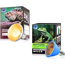 80 Watt UVA UVB Bulb and 50 Watt Heat Bulb