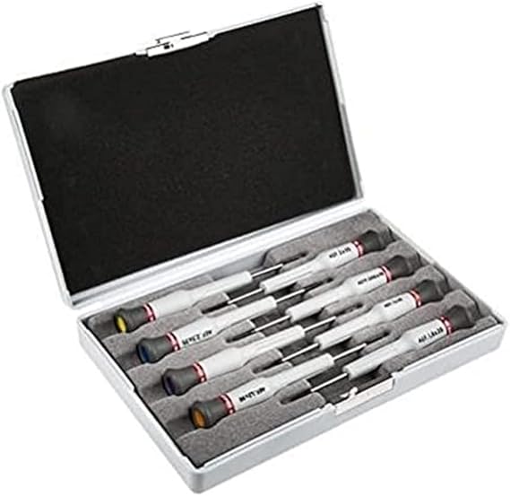 Facom AE.J1 – Box of 8 Screwdrivers Micro-Tech 6 Slot and 2 Phillips Head.
