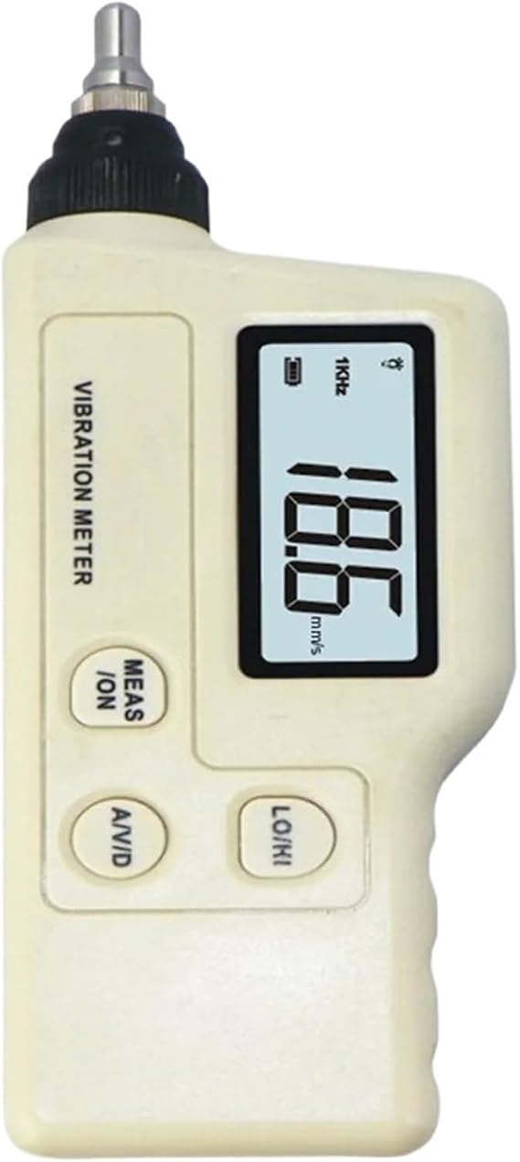 Digital Vibration Meter, Vibration Meter,Digital Vibrometer Handheld Portable LED Digital Vibrometer Analyzer Acceleration GM63A,High Accuracy Vibration Meter