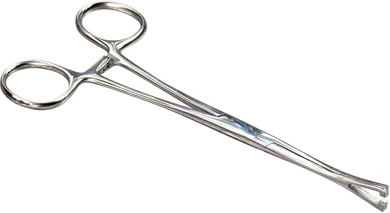 HTS 164P1 6.25" Triangle Slotted Locking Pennington Forceps