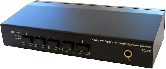 TEC Technolink TC-25 5-Way Speaker Selector with Headphone Jack