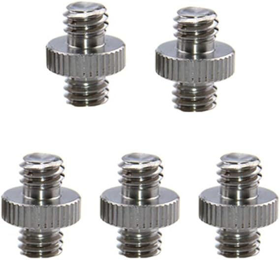 3/8"-16 Male to 3/8"-16 Screw Adapter (5Pieces)