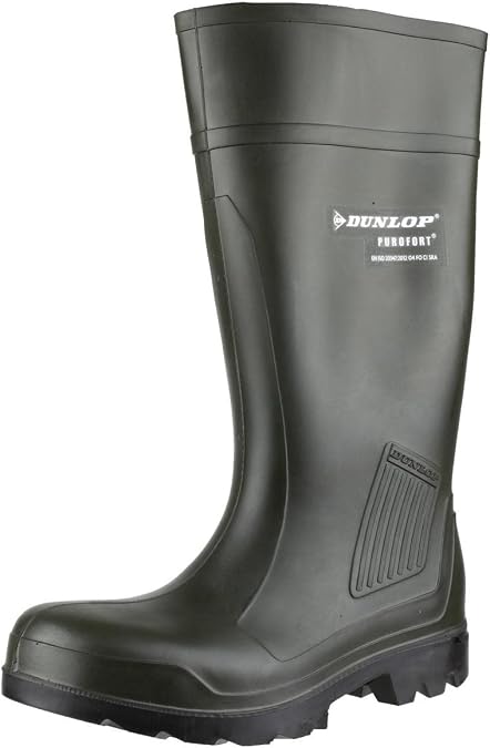 Dunlop Purofort Professional Dark Green/Black, Without Steel Toe