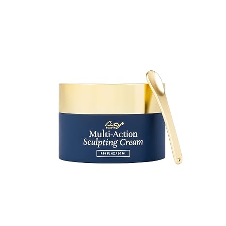 City Beauty Advanced Action Sculpting Cream - Light & Tighten - Firming Cream for Loose, Sagging Skin - Solution for Jowls & Saggy Jawline With Deep-Sea Extracts (Multi Action)