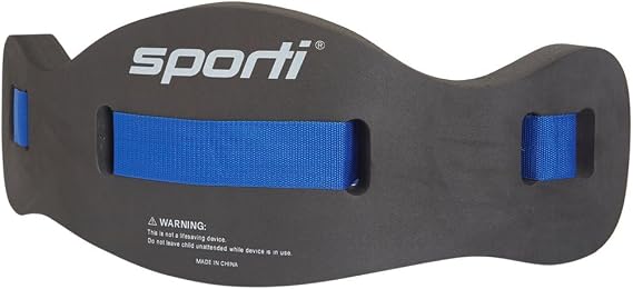 Sporti Adult Unisex Swim Float Jog Belt for Water Fitness Exercises
