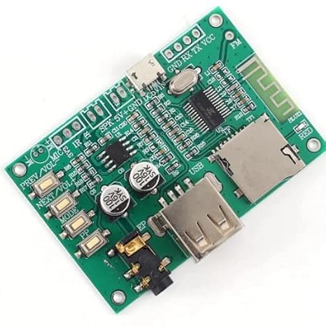 SANEC BT-201 MP3 Bluetooth 5.0 dijital güç amplifikatörü modülü