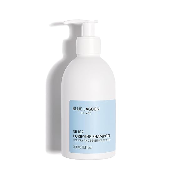 Blue Lagoon Skin Science - Silica Purifying Shampoo - Contains Blue Lagoon Mineral Salts & Silica - Soothes Irritated/Sensitive Scalps - Natural Psoriasis Treatment - No Fragrance - 300ML