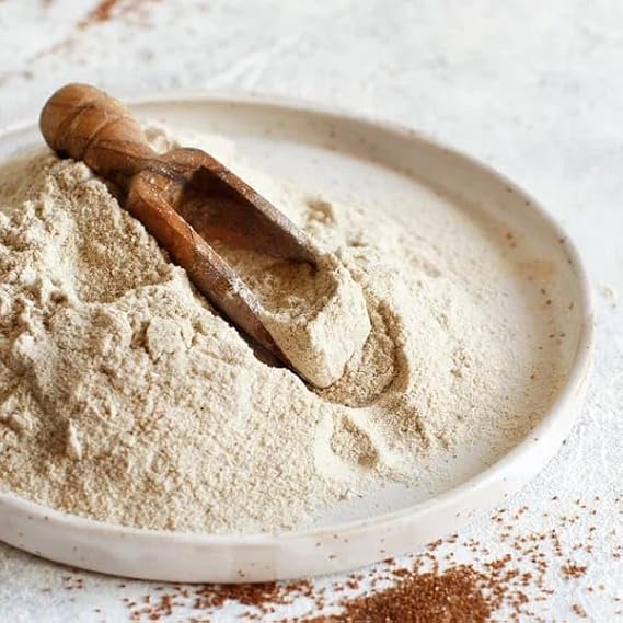 White Teff Flour Gluten Free 1kg, 2kg & 5kg | Premium Gluten-Free Flour for Baking, Pancakes, Bread & Healthy Recipes (2KG)