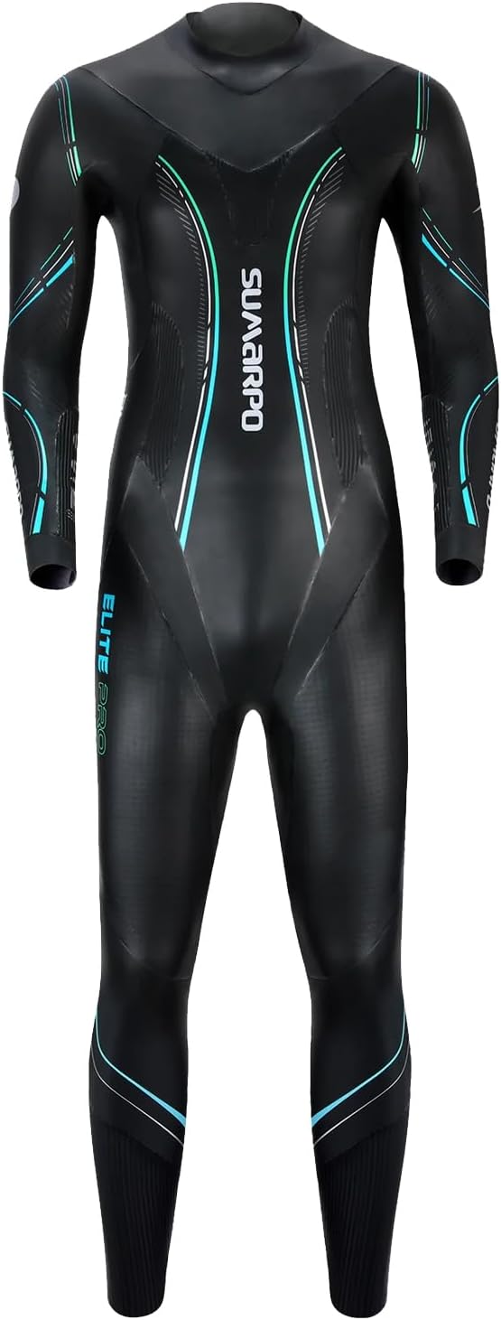 SUMARPO Triathlon Wetsuit 5/2mm, Yamamoto Smoothskin Neoprene Skinsuits, Open Water Swimming, Men