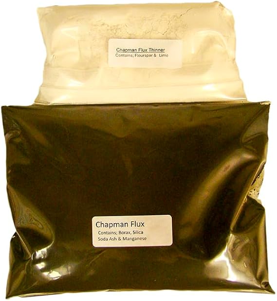 5 LB Hank Chapman Jr Flux & 1 LB Thinner Combo-Refine Gold-Silver-Smelting-Assay