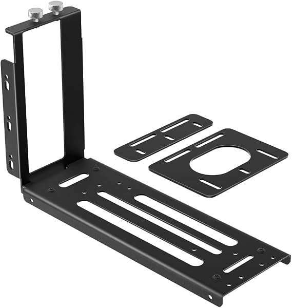 Mustpoint Vertical GPU Mount Bracket, 2 Slots Graphics Card Holder with Hardware, eGPU Dock, External GPU Docking Station, Black