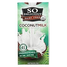 So Delicious Coconut Milk Beverage - Unsweetened - Case of 8 - 64 Fl oz.