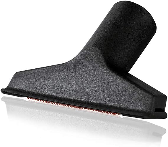 Wessel-Werk Upholstery Vacuum Attachment Tool with Red Velvet Microfiber Strips to Lift Pet Hair, Lint, and Thread from Fabrics and Upholstery (Standard Upholstery Tool)