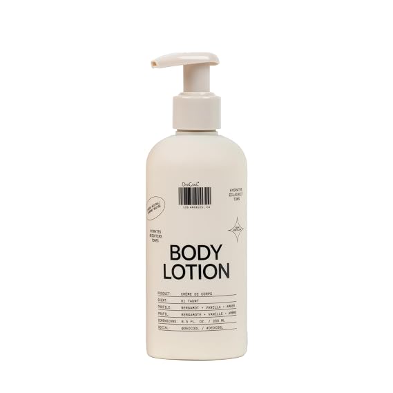DedCool, Body Lotion, 01 Taunt, Ceramides & Snow Mushroom, 8.5 fl oz | Meadowfoam oil, bergamot, dew, cassis, vanilla & amber notes, non-toxic & vegan