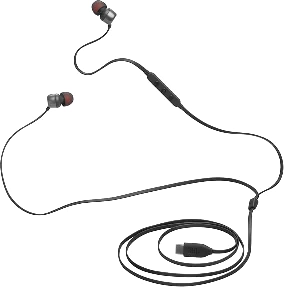 JBL Tune 310C, USB-C Kulakiçi Kulaklık, Siyah