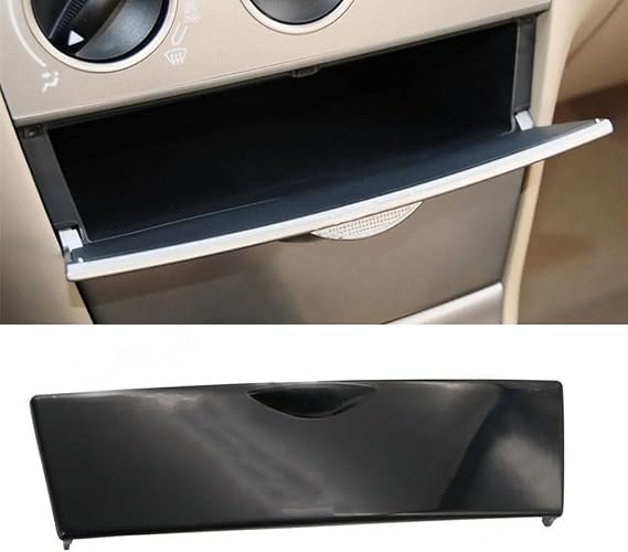 Front Center Console Storage Box Panel Cover for Toyota Corolla 2003 2004 2005 2006 2007 2008 (Black)