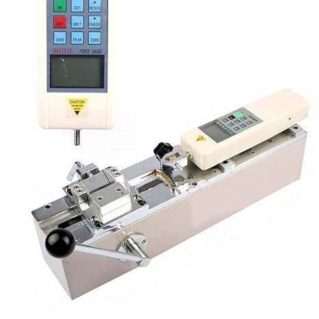 Digital Pull Force Tester, Portable Horizontal Digital Push-Pull Meter Wire Harness Terminal Tensile Force Testing Machine with Horizontal Push-Pull Test Bench 110V