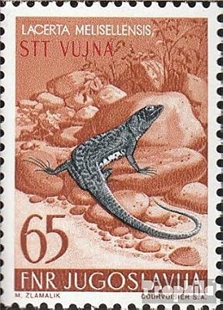 Trieste - Zone B 132 unmounted Mint/Never hinged ** MNH 1954 Yugoslav Flora (Stamps for Collectors) Amphibians/Reptiles/Dinosaurs