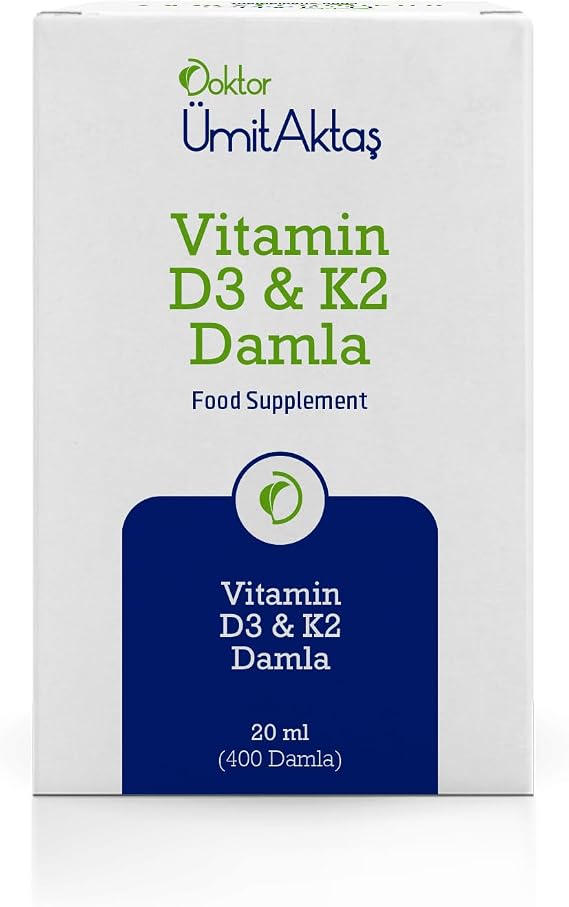 Dr. Ümit Aktaş D3 K2 Vitamin Damlası - 400 Damla