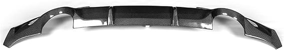 Carbon Fiber Rear Bumper Diffuser Lip Spoiler Compatible with Infiniti G37 G37S Coupe 2D 2009-2013 Base Sport Car Rear Diffuser Not for US