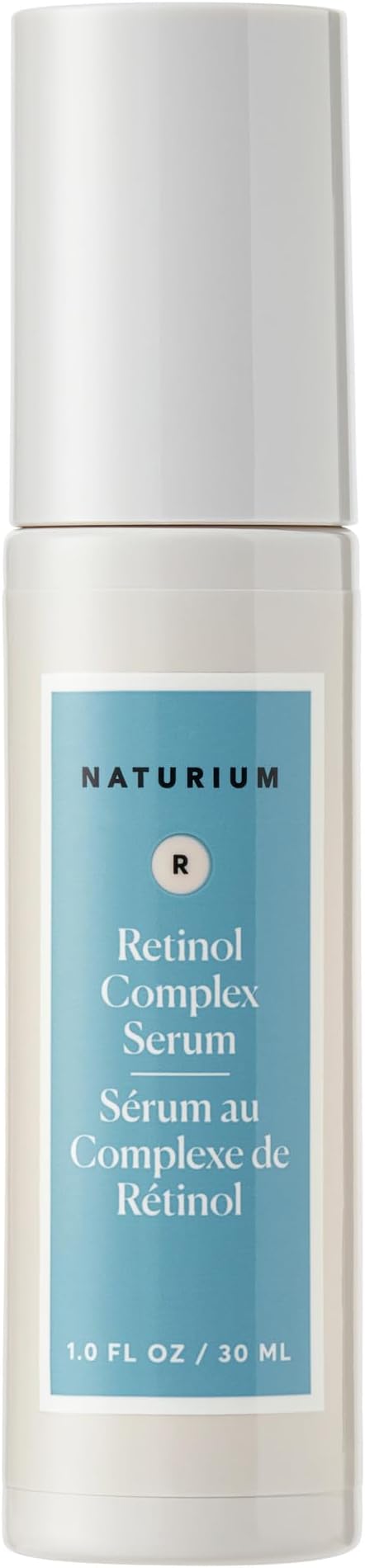Naturium Retinol Complex Serum, Microencapsulated Retinols plus Bakuchiol, Refining & Smoothing Facial Serum | 1.0 FL OZ / 30 ML