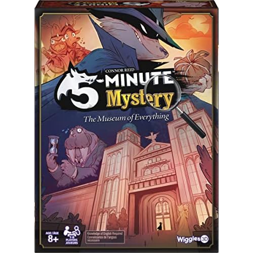 5-Minute Mystery | A Fast-Paced, Real-Time Cooperative Detective Board Game for Families | Solve The Case Before Time Runs Out | Ages 8 | 16 Players